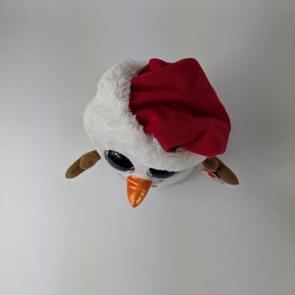 TY Beanie Boos Scoop Snowman Plush Christmas Stuffed Animal Toy With Tags Winter - Picture 5 of 12